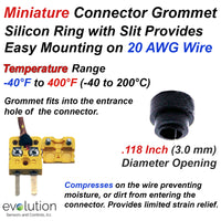 Miniature Thermocouple Connector Accessories, Miniature Grommet, Type