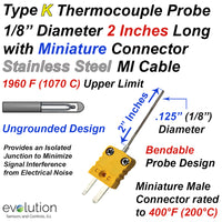Thermocouple Sensor Type K Ungrounded 2