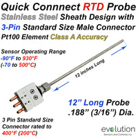 Quick Connect RTD Probe