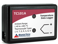 Universal Data Logger for Thermocouples - 1 Channel Design Accepts 8 Different Types of Thermocouples