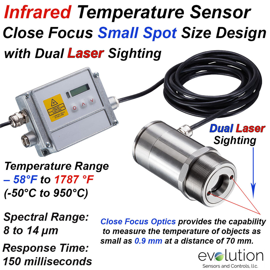 Small Spot Size Infrared Sensor with Laser Sighting