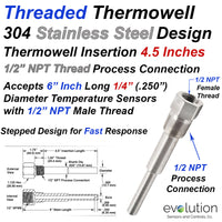Stainless Steel Thermowell 4.5