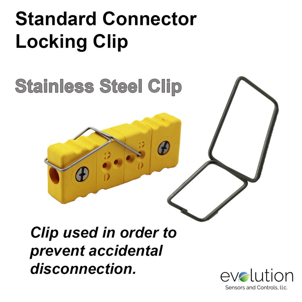 Locking Clip for Standard Size Thermocouple Connectors | Evolution ...