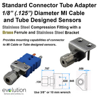 Standard Thermocouple Connector Accessories, Standard Tube Adapter, Type