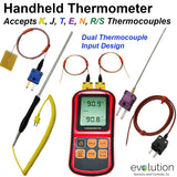 Handheld Thermometer with Thermocouples