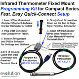 Infrared Thermometer Fixed Mount Programming Kit Setup