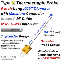 Type K Thermocouple Probe 020