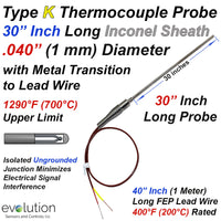 Type K Thermocouple .040
