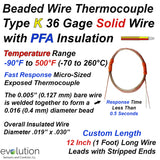 Custom Fine Wire Thermocouple