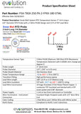 Snow Melt RTD Temperature Sensor 2 Inch Long 1/4" Diameter Probe Spec Sheet