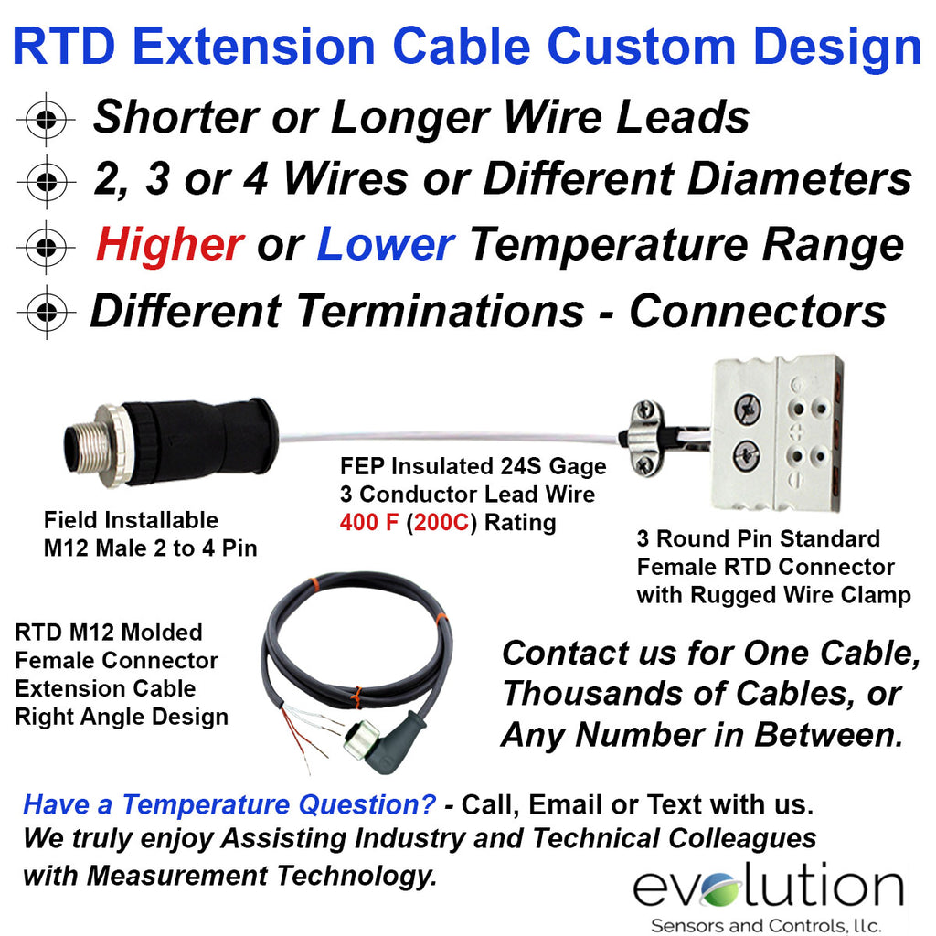 Quick Sensor Plug Quick Connect RTD Probe | Evolution Sensors and Controls