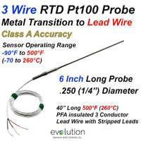 RTD Probe with Transition