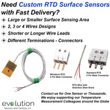 Surface Mount RTD Temperature Sensor Custom