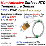 Surface RTD Temperature Sensor | Non Adhesive Surface Patch